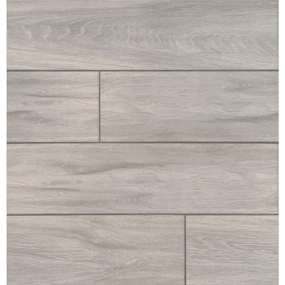 Legno Mogno Ceramic Wood Look Wall and Floor Tile - 8 x 24 in.