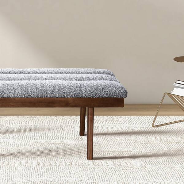 Mid century modern end of bed bench discount
