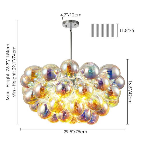 Flickering Flame Bulbs String Set – 10 Light Bulb C7 1W with