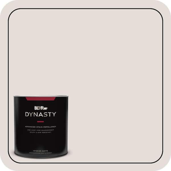 BEHR DYNASTY 1 qt. Home Decorators Collection #HDC-CT-17 Pale Starlet Matte Interior Stain-Blocking Paint & Primer