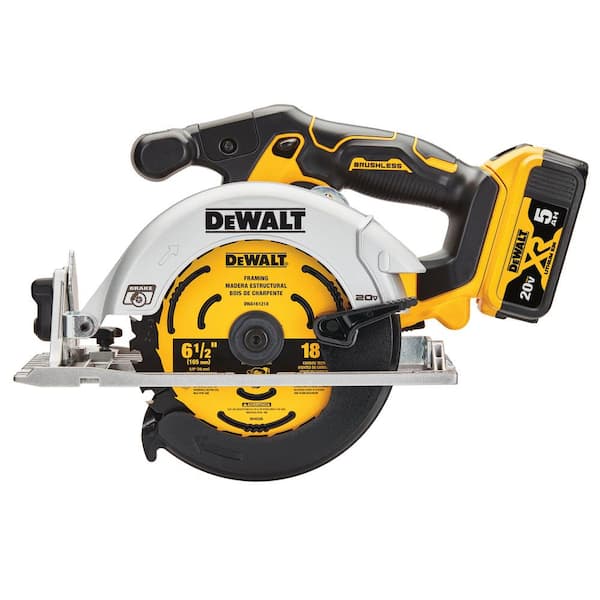 DEWALT 20V MAX Lithium-Ion Cordless 6-1/2 Saw (Tool Only) DCS565P1 - The Depot