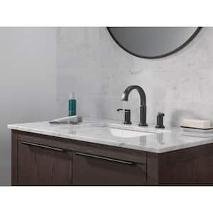 Tetra 8 in. Widespread Double-Handle Bathroom Faucet in Matte Black
