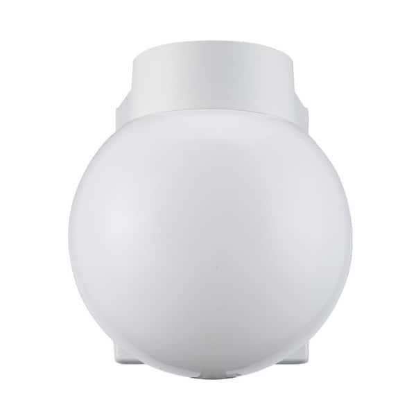 Eglo Sidney 1-Light Silver Outdoor Wall Light With Frosted Glass