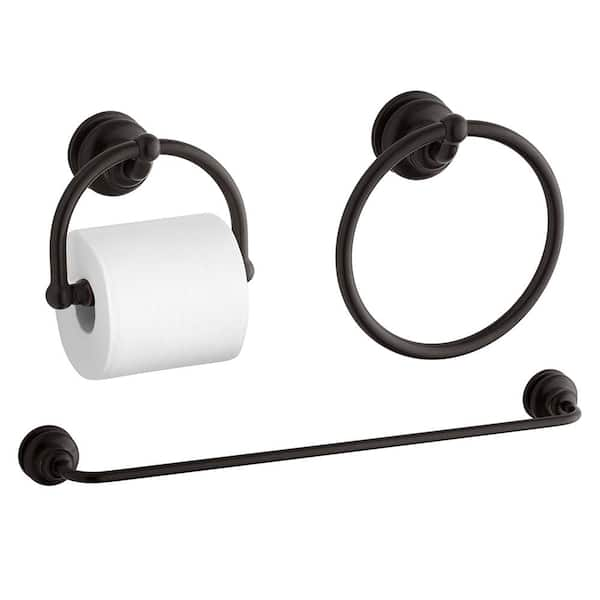 Have a question about KOHLER Fairfax 3 Piece Hardware Bundle with Towel Bar Towel Ring and Toilet Paper Holder in Oil Rubbed Bronze Pg 1 The Home Depot