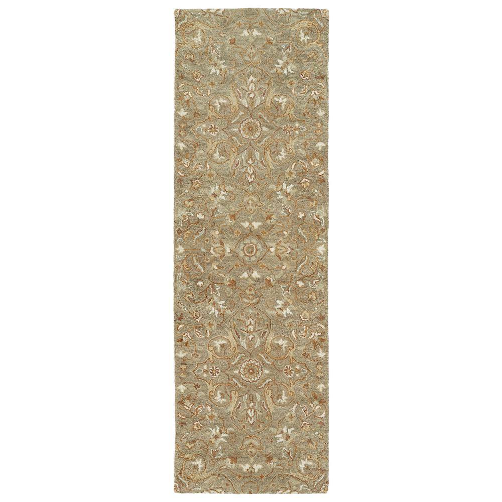 Kaleen Helena Light Brown 3 ft. x 12 ft. Runner Rug 3213-82-2612 - The ...