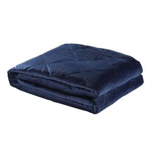 Deka 2-in-1 Warm and Cool Navy Weighted Blanket 12 lbs. 48 in. x 72 in.