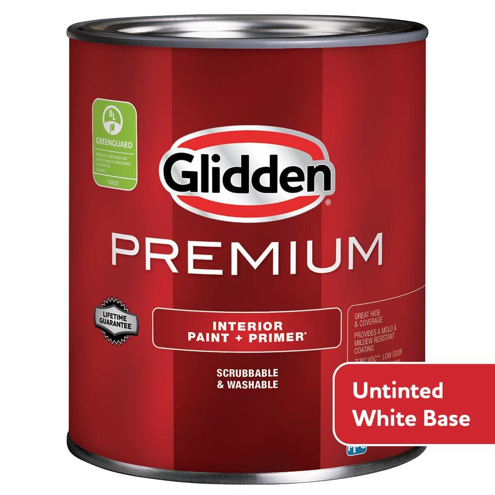 Glidden Premium 1 qt. High-Gloss Interior and Exterior Paint GL7111-04 ...