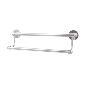 Tango Collection 18 in. Double Towel Bar in Satin Chrome