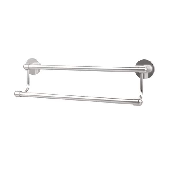 Allied Brass Tango Collection 18 in. Double Towel Bar in Satin Chrome