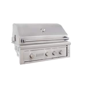 36 in. 4-Burner Built-In Natural Gas Grill