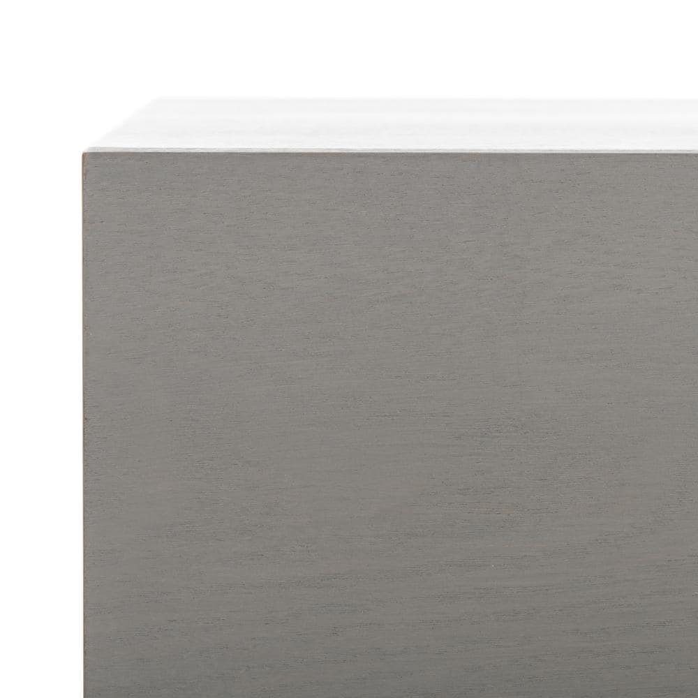Herschel Grey and Black 3-Drawer Storage Cabinet