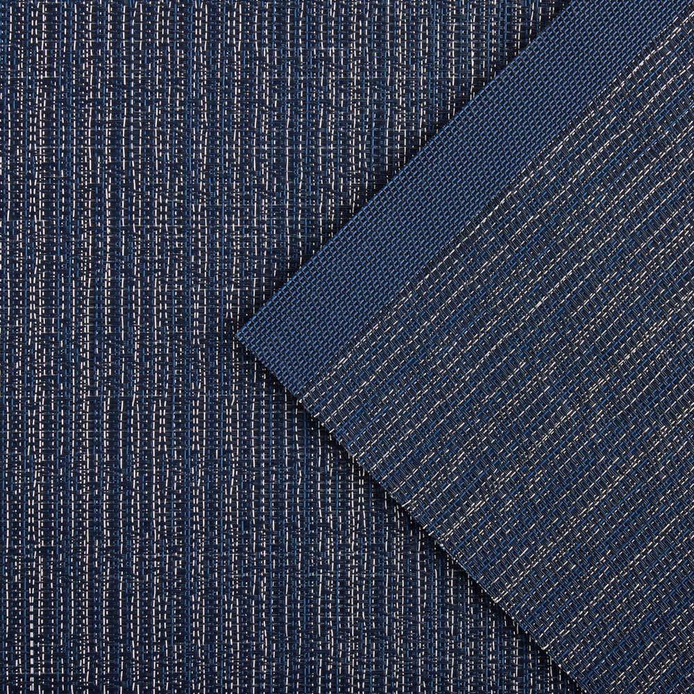 Navy Blue Polyester Rectangle Table Runner, 90" Length