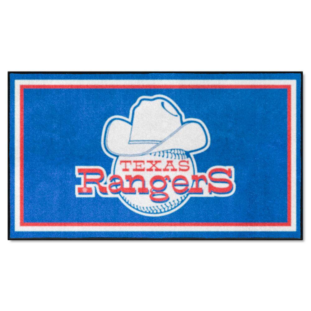 Fanmats Texas Rangers Baseball Mat - Retro Collection