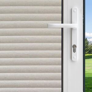 36 in. W x 78 in. H Privacy Control Faux Shades Window Film