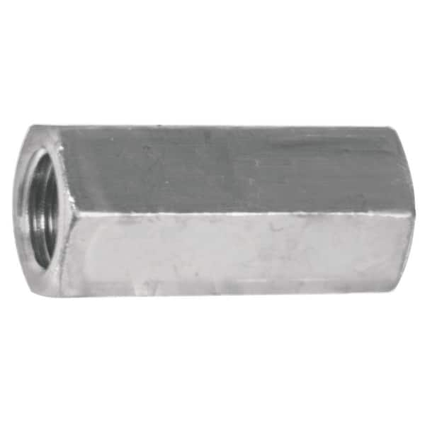 Hillman 1/4-20 Coarse Steel Rod Coupling Nuts (2-Pack)