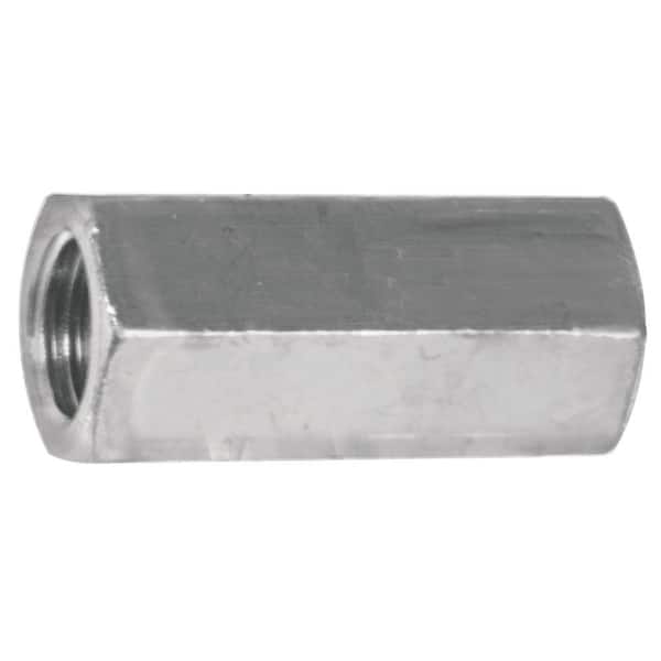 Hillman 5/16-18 in. Coarse Steel Rod Coupling Nuts (2-Pack)