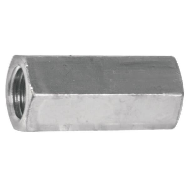 Hillman 3/8-16 in. Coarse Steel Rod Coupling Nuts (2-Pack)