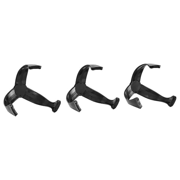 DANYA B Wall Mount Ball Holder and Organizer for Basketballs, Set of 3