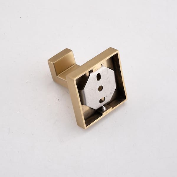 4-Piece Stainless Steel Bathroom Hardware Set with Mounting Hardware in Brushed Gold