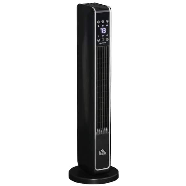MANCO NEPTUEN LLC 1500-Watt 28.8 in. 2 in 1 Portable Electric Forced Air Ceramic Oscillating Tower Space Heater with Remote Control