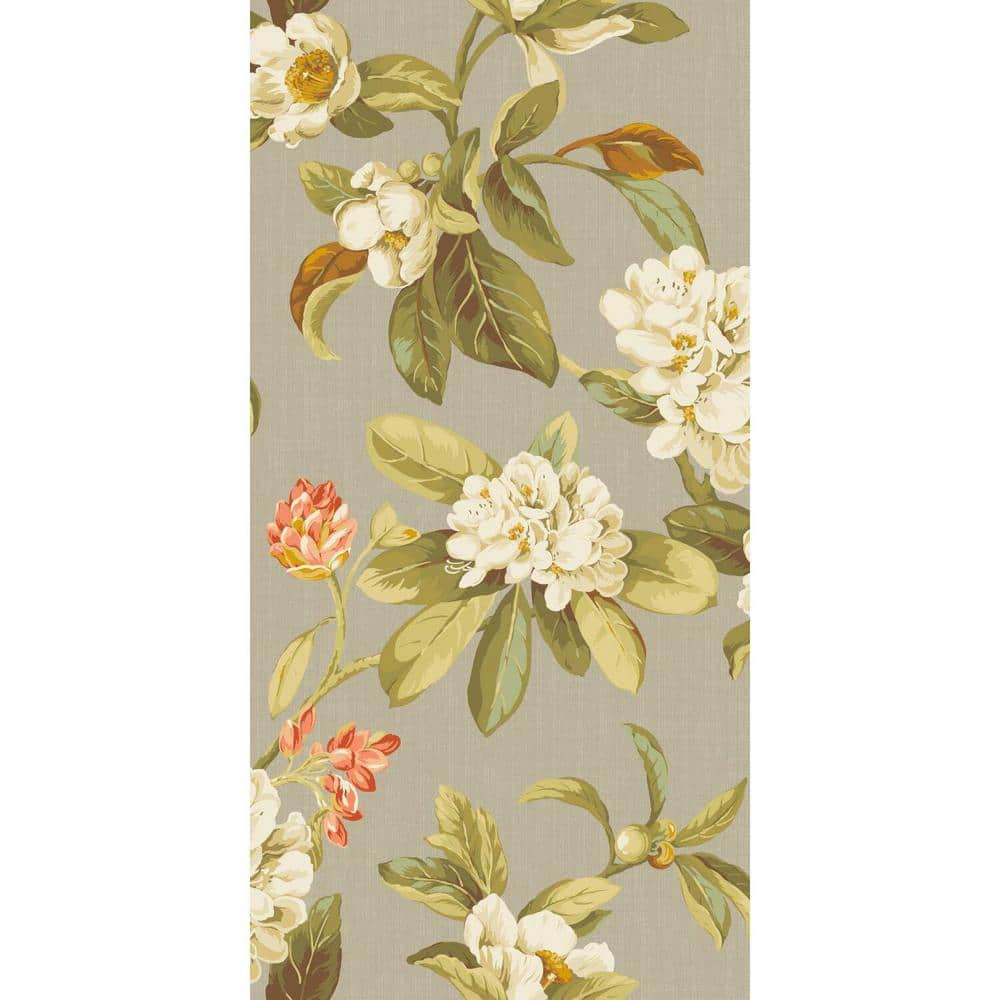 Reviews for Dacre White Floral Paper Peelable Roll (Covers 56.4 sq