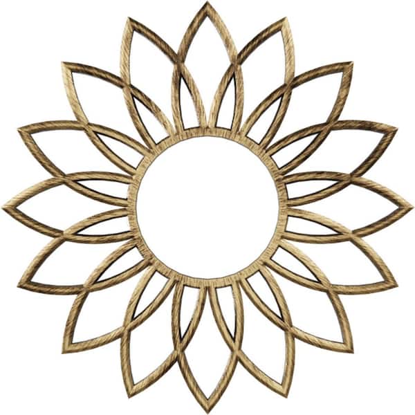 Ekena Millwork 1 in. x 30 in. x 30 in. Daisy Architectural Grade PVC Pierced Ceiling Medallion