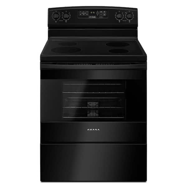 GE 30 in. 4 Burner Element Free-Standing Electric Range in