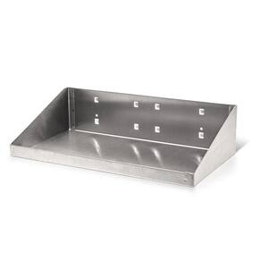 12 in. W x 6 in. D Stainless Steel Shelf for Stainless Steel Square Hole Lock Boards