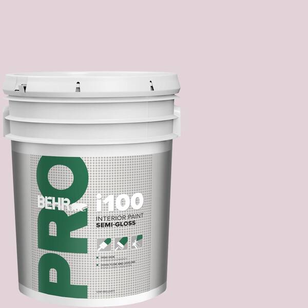 BEHR PRO 5 gal. #690E-2 Heather Rose Semi-Gloss Interior Paint