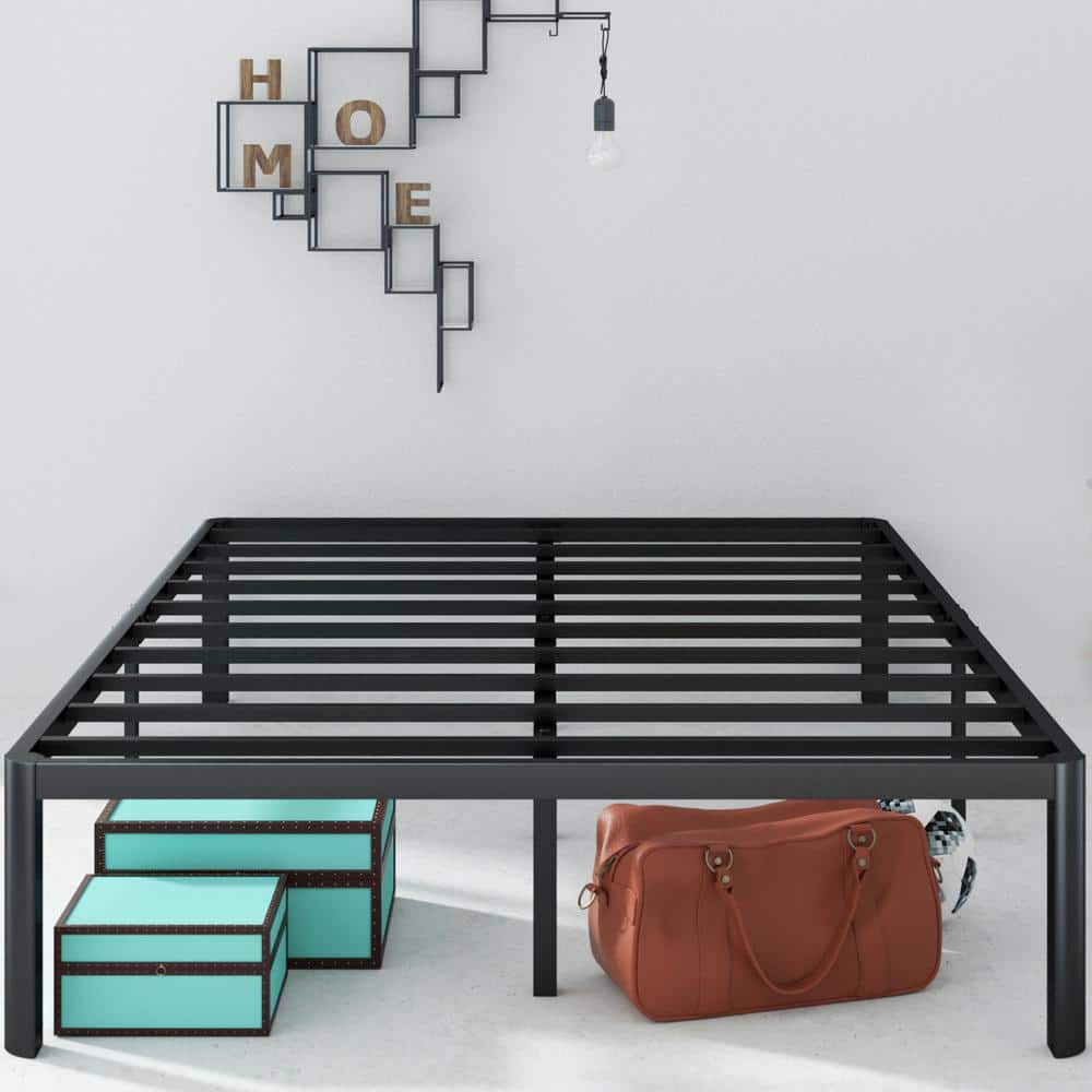 Van 16 Inch Metal Platform Bed Frame with Steel Slat Support, Full -  Zinus, HD-MPRC-16F