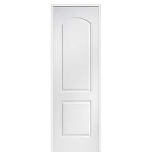 36 in. x 96 in. Smooth Caiman Left-Hand Solid Core Primed Molded Composite Single Prehung Interior Door