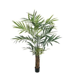 9 ft. Green Artificial Palm Tree in Pot