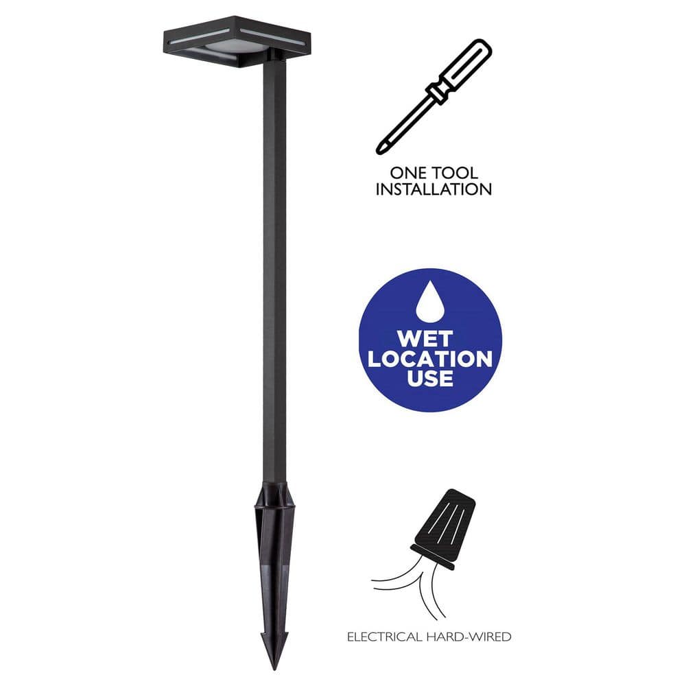 Sand Brown Aluminum Low Voltage LED Pathway Light with Stake