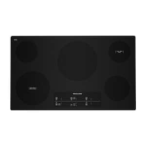 36 in. Radiant Electric Cooktop in Black with 5 Elements including Triple-Ring Element