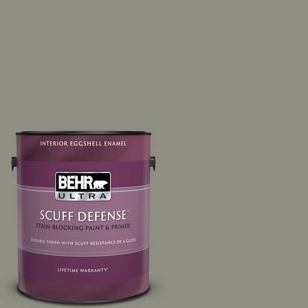 BEHR ULTRA 1 gal. #N370-5 Incognito Extra Durable Eggshell Enamel Interior Paint & Primer