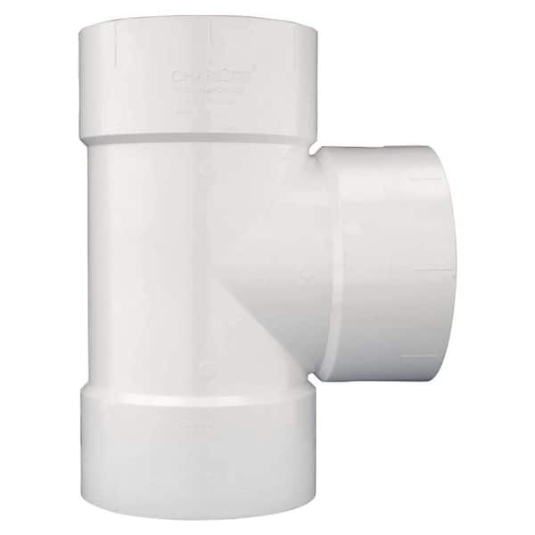 Charlotte Pipe 8 in. PVC DWV Straight Tee PVC 00400A 1800 - The