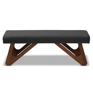 Rika Dark Gray Bench