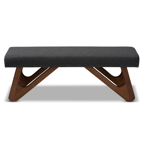 Rika Dark Gray Bench