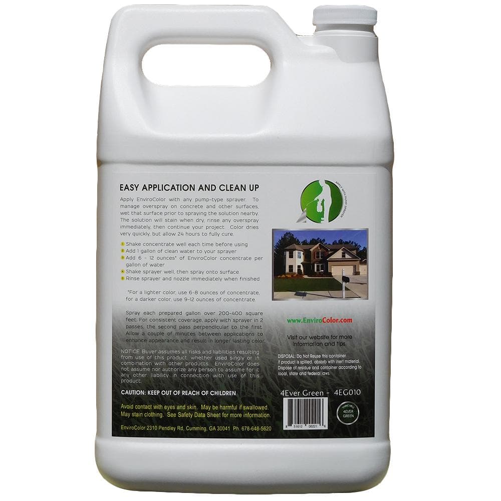 EcoLush 4EverGreen Organic Grass Colorant, 1 Gallon