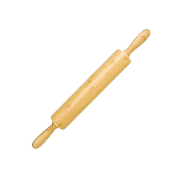 17.5 inch Wooden Rolling Pin for Baking with Easy-Roll Design - Long Dough Roller for Bread, Biscuit, Cookie Dough
