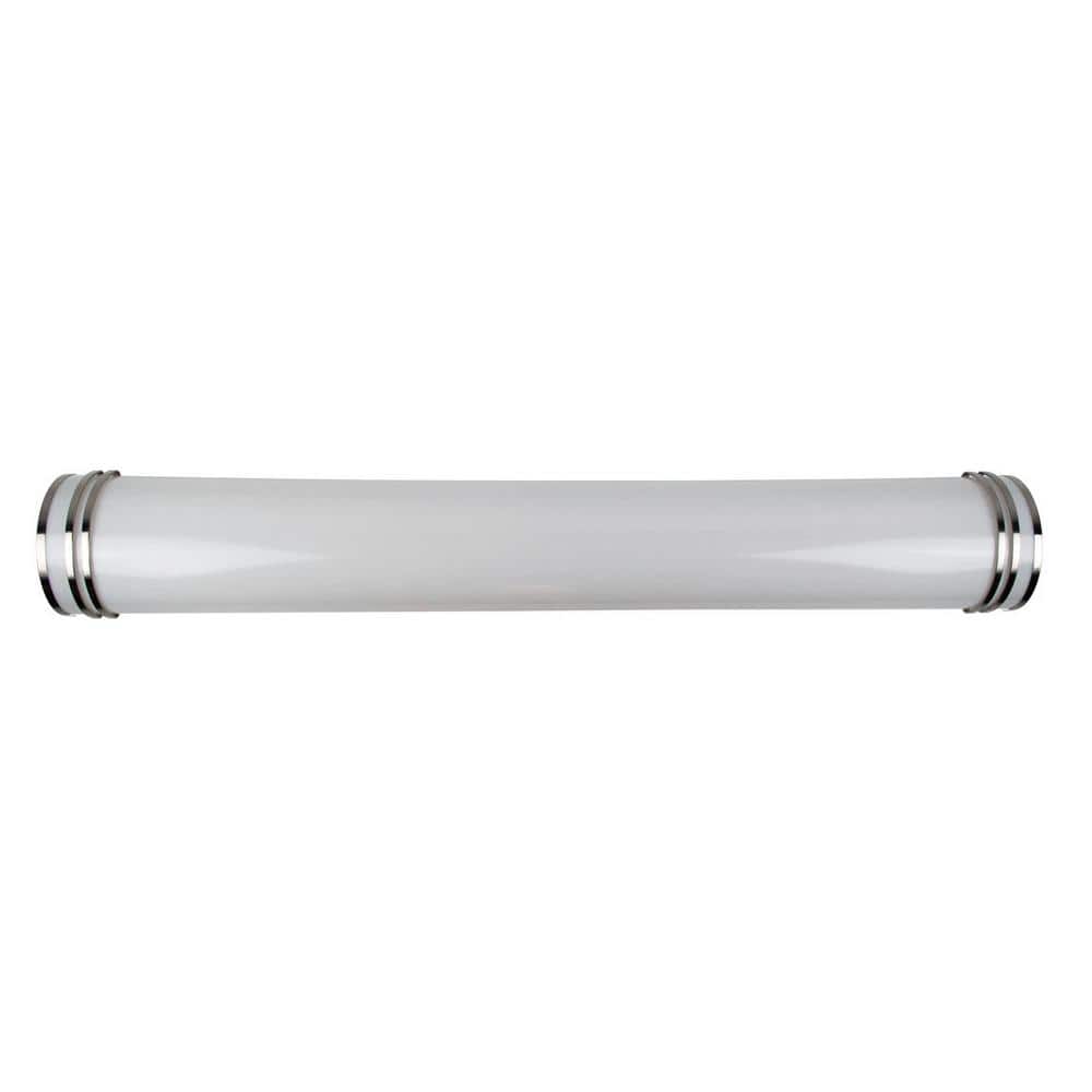 36 in. Brushed Nickel LED Bath Bar Vanity Light 3000K (2-Bulbs)