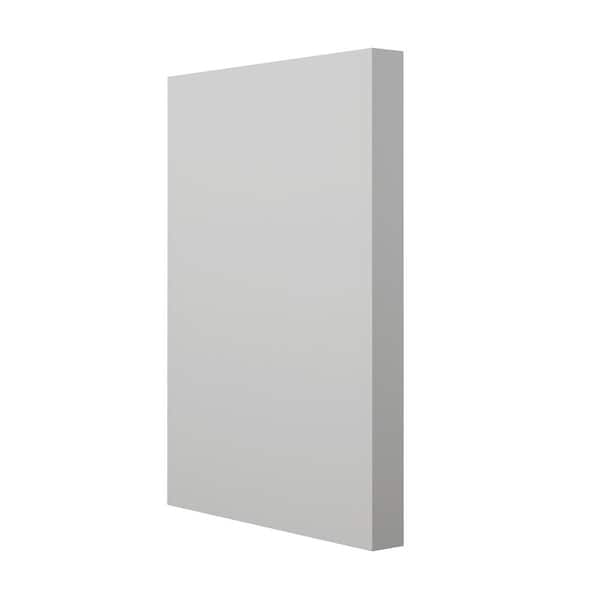 Hampton Bay Designer Series 3x34.5x24.5 in. Base Column End Panel in Heron Gray