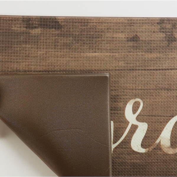 Grateful 19.6 in. x 55 in. Anti-Fatigue Kitchen Mat