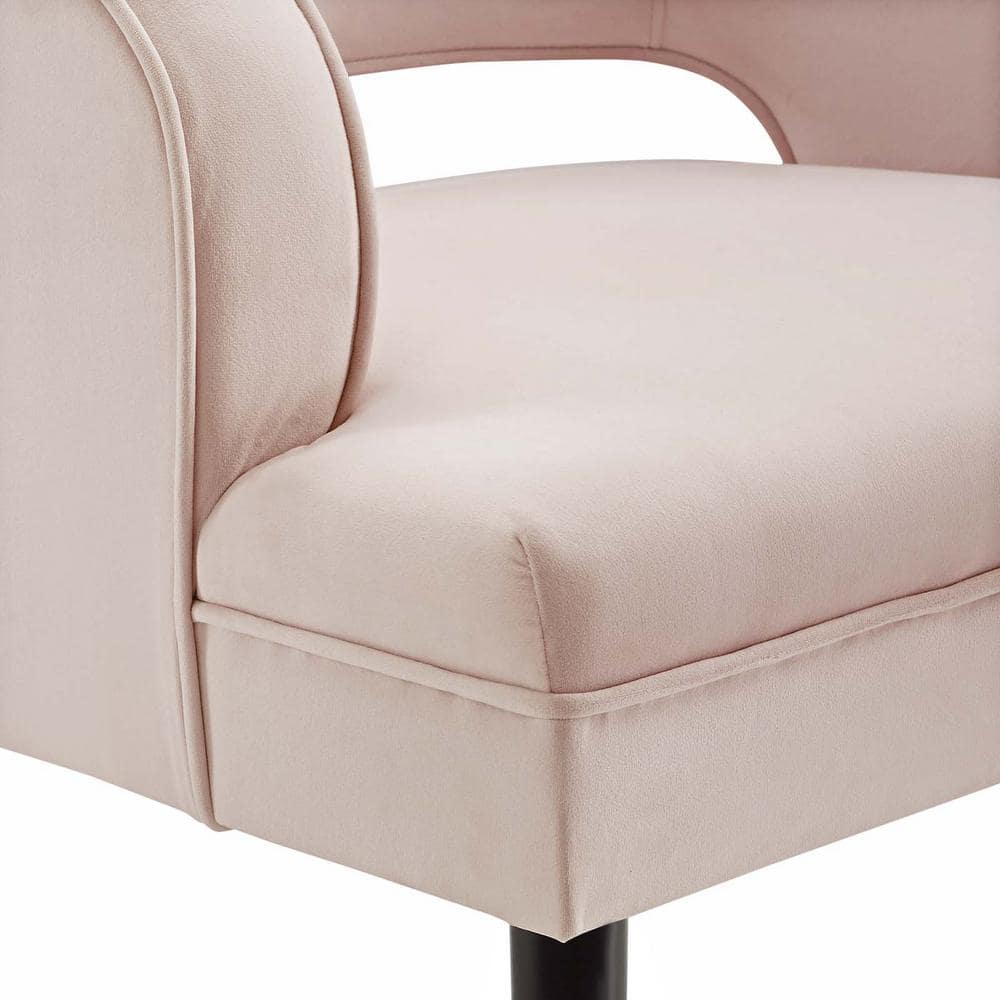 Elegant Gray Velvet Wood Accent Chair with Button Tufting