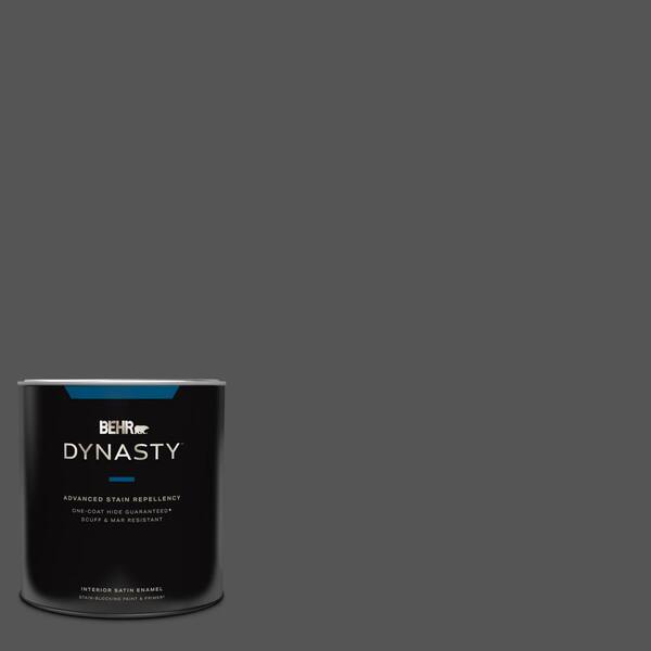 BEHR DYNASTY 1 qt. PPU2501 Carbon Copy Satin Enamel Interior Stain