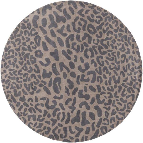 Artistic Weavers Bicauri Gray 6 ft. x 6 ft. Round Indoor Area Rug