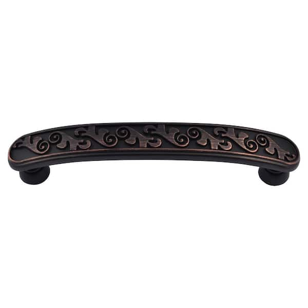 Oakley 3-3/4 in. Center-to-Center Oil Rubbed Bronze Cabinet Pull (10 ...