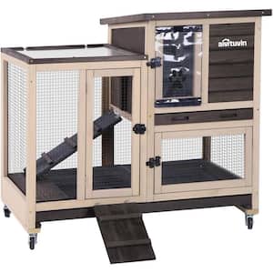 Outdoor and Indoor Bunny Hutch (Inner Space 8.3 sq. ft.)