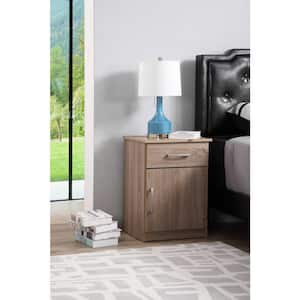 Alston 1-Drawer Sandalwood Nightstand (24 in. H x 18 in. W x 16 in. D)