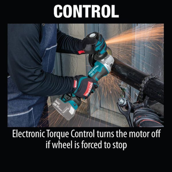 Makita 18-Volt Brushless 4-1/2 in. / 5 in. Cordless Paddle Switch 
